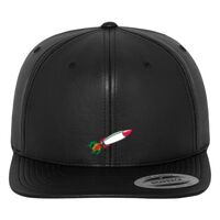 Full leather imitation snapback (6089FL) Vignette