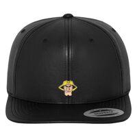 Full leather imitation snapback (6089FL) Vignette