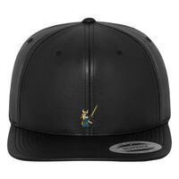 Full leather imitation snapback (6089FL) Vignette