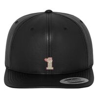 Full leather imitation snapback (6089FL) Vignette