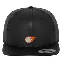 Full leather imitation snapback (6089FL) Vignette