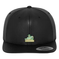 Full leather imitation snapback (6089FL) Vignette