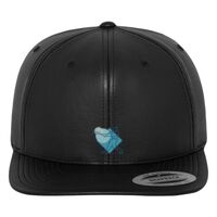 Full leather imitation snapback (6089FL) Vignette