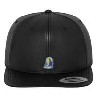 Full leather imitation snapback (6089FL) Vignette