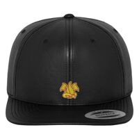 Full leather imitation snapback (6089FL) Vignette