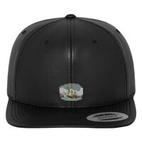 Full leather imitation snapback (6089FL) Vignette