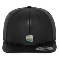 Full leather imitation snapback (6089FL) Vignette