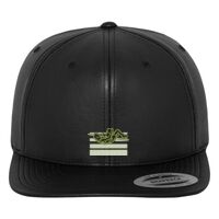 Full leather imitation snapback (6089FL) Vignette
