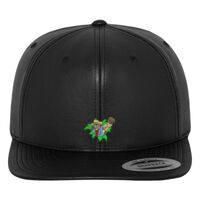 Full leather imitation snapback (6089FL) Vignette