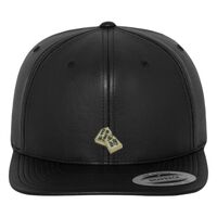 Full leather imitation snapback (6089FL) Vignette