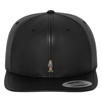 Full leather imitation snapback (6089FL) Vignette