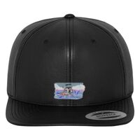 Full leather imitation snapback (6089FL) Vignette