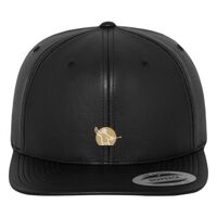 Full leather imitation snapback (6089FL) Vignette