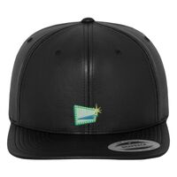 Full leather imitation snapback (6089FL) Vignette