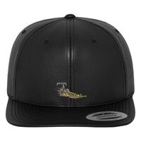 Full leather imitation snapback (6089FL) Vignette
