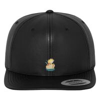 Full leather imitation snapback (6089FL) Vignette