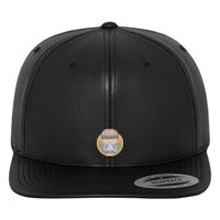 Full leather imitation snapback (6089FL) Vignette