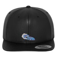 Full leather imitation snapback (6089FL) Vignette