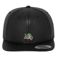 Full leather imitation snapback (6089FL) Vignette