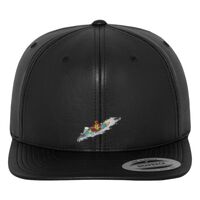 Full leather imitation snapback (6089FL) Vignette