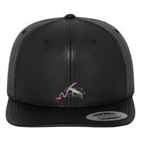Full leather imitation snapback (6089FL) Vignette