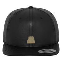 Full leather imitation snapback (6089FL) Vignette