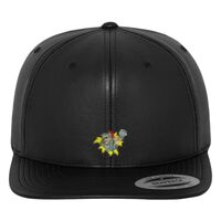 Full leather imitation snapback (6089FL) Vignette