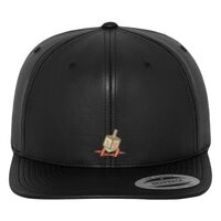Full leather imitation snapback (6089FL) Vignette