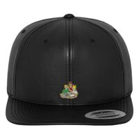 Full leather imitation snapback (6089FL) Vignette