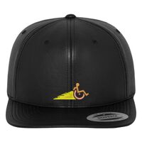Full leather imitation snapback (6089FL) Vignette