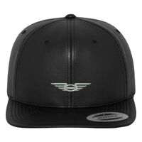 Full leather imitation snapback (6089FL) Vignette