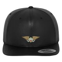 Full leather imitation snapback (6089FL) Vignette