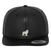 Full leather imitation snapback (6089FL) Vignette