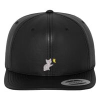 Full leather imitation snapback (6089FL) Vignette