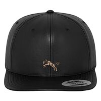 Full leather imitation snapback (6089FL) Vignette
