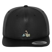 Full leather imitation snapback (6089FL) Vignette