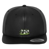 Full leather imitation snapback (6089FL) Vignette
