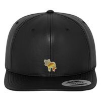 Full leather imitation snapback (6089FL) Vignette