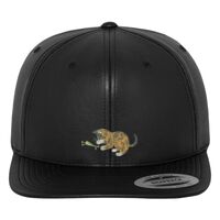Full leather imitation snapback (6089FL) Vignette
