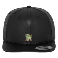 Full leather imitation snapback (6089FL) Vignette