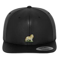 Full leather imitation snapback (6089FL) Vignette