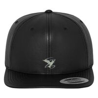 Full leather imitation snapback (6089FL) Vignette