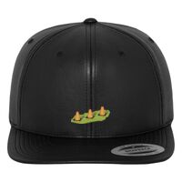 Full leather imitation snapback (6089FL) Vignette