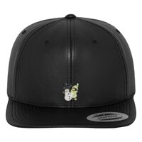 Full leather imitation snapback (6089FL) Vignette