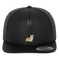 Full leather imitation snapback (6089FL) Vignette
