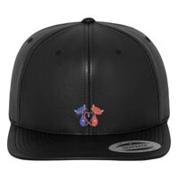 Full leather imitation snapback (6089FL) Vignette