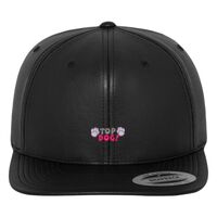 Full leather imitation snapback (6089FL) Vignette