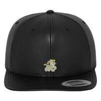 Full leather imitation snapback (6089FL) Vignette