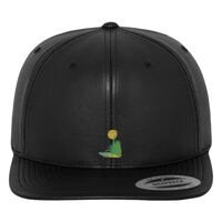 Full leather imitation snapback (6089FL) Vignette