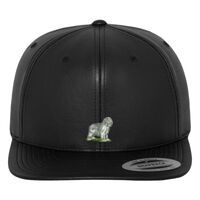 Full leather imitation snapback (6089FL) Vignette